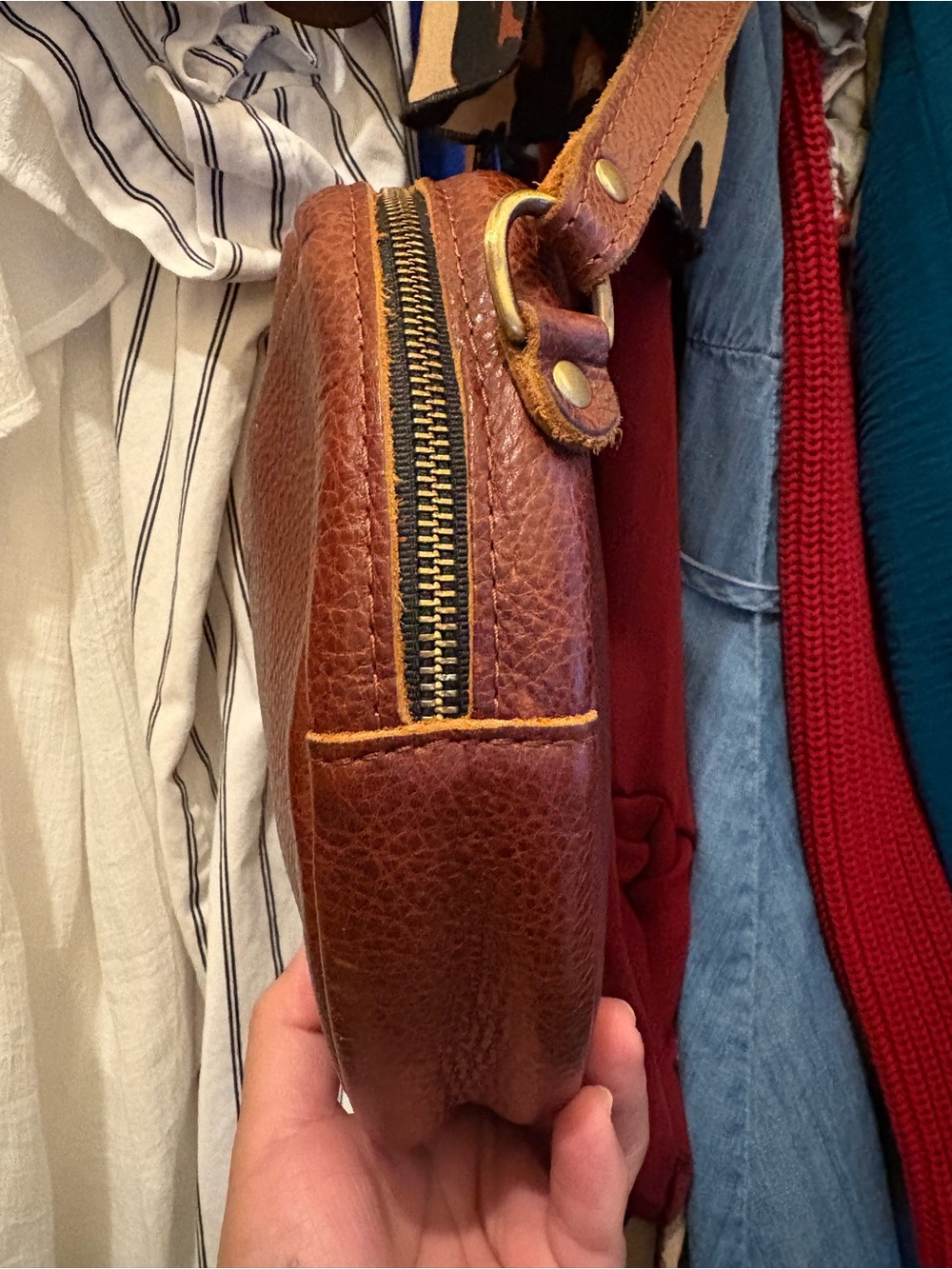 Portland Leather Goods | Large Circle | Nutmeg - Picture 4 of 14